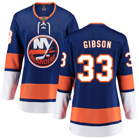 Fanatics Branded Christopher Gibson New York Islanders Women's Home Breakaway Jersey - Blue