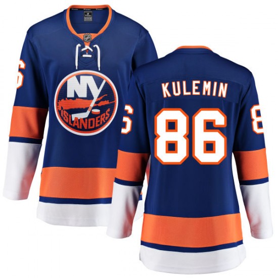 Fanatics Branded Nikolay Kulemin New York Islanders Women's Home Breakaway Jersey - Blue