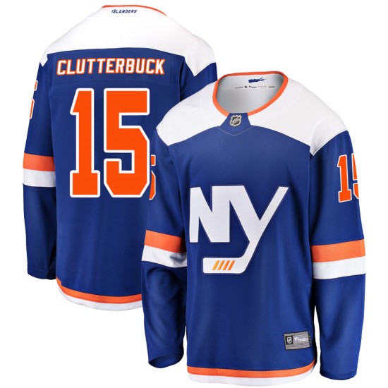 Fanatics Branded Cal Clutterbuck New York Islanders Youth Breakaway Alternate Jersey - Blue