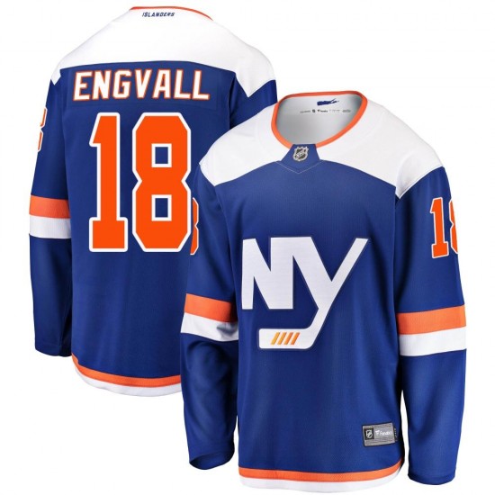 Fanatics Branded Pierre Engvall New York Islanders Youth Breakaway Alternate Jersey - Blue