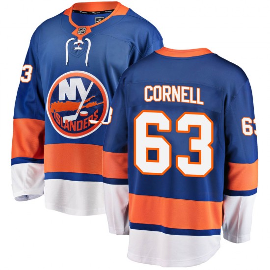Fanatics Branded Mike Cornell New York Islanders Youth Breakaway Home Jersey - Blue