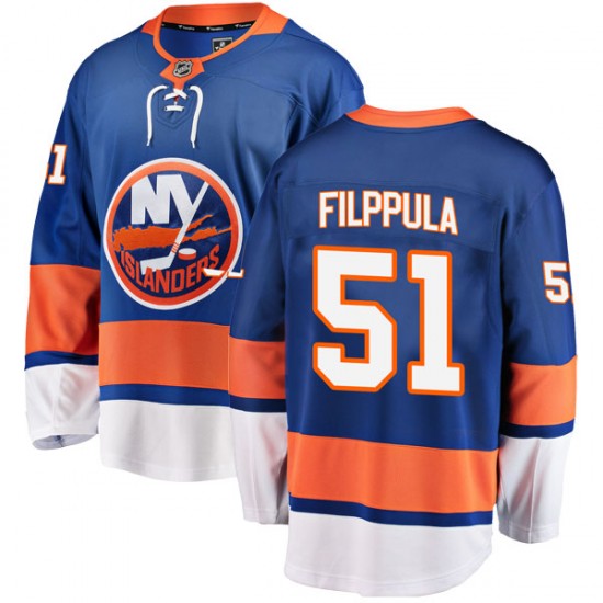 Fanatics Branded Valtteri Filppula New York Islanders Youth Breakaway Home Jersey - Blue