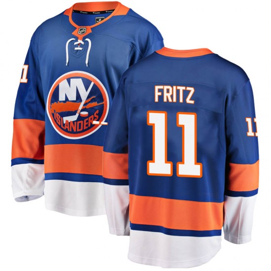 Fanatics Branded Tanner Fritz New York Islanders Youth Breakaway Home Jersey - Blue