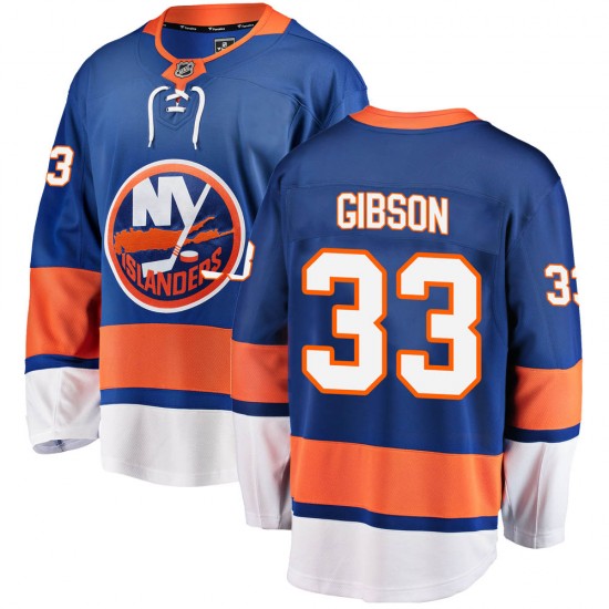 Fanatics Branded Christopher Gibson New York Islanders Youth ized Breakaway Home Jersey - Blue