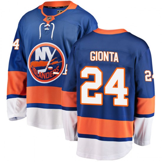 Fanatics Branded Stephen Gionta New York Islanders Youth Breakaway Home Jersey - Blue