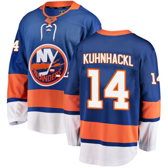 Fanatics Branded Tom Kuhnhackl New York Islanders Youth Breakaway Home Jersey - Blue