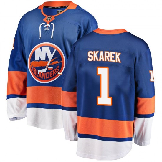 Fanatics Branded Jakub Skarek New York Islanders Youth Breakaway Home Jersey - Blue