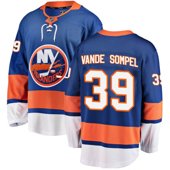 Fanatics Branded Mitchell Vande Sompel New York Islanders Youth Breakaway Home Jersey - Blue