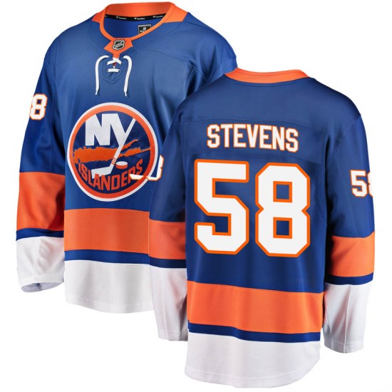 Fanatics Branded John Stevens New York Islanders Youth Breakaway Home Jersey - Blue