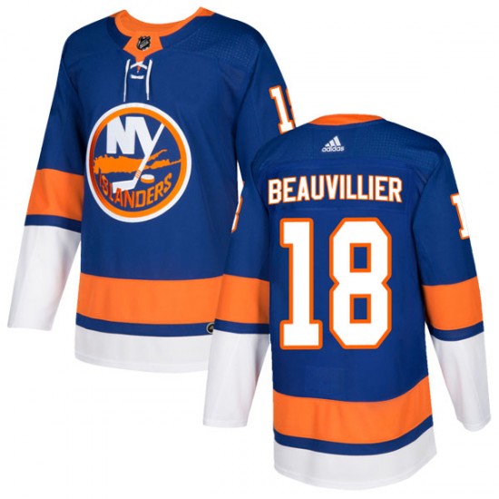 Adidas Anthony Beauvillier New York Islanders Men's Authentic Home Jersey - Royal