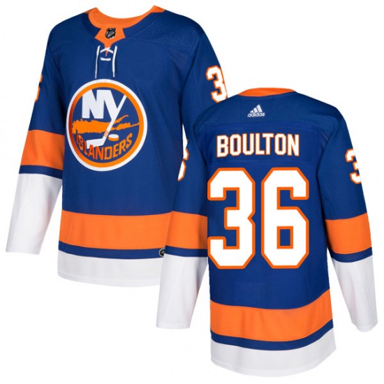 Adidas Eric Boulton New York Islanders Men's Authentic Home Jersey - Royal