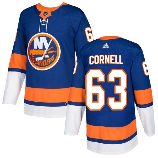 Adidas Mike Cornell New York Islanders Men's Authentic Home Jersey - Royal