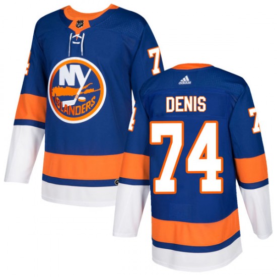 Adidas Travis St. Denis New York Islanders Men's Authentic Home Jersey - Royal