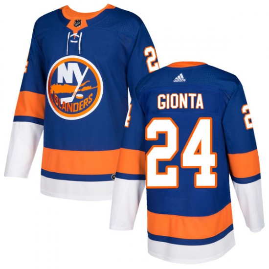Adidas Stephen Gionta New York Islanders Men's Authentic Home Jersey - Royal