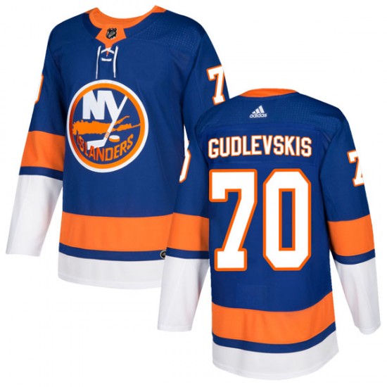 Adidas Kristers Gudlevskis New York Islanders Men's Authentic Home Jersey - Royal