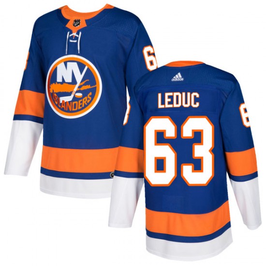 Adidas Loic Leduc New York Islanders Men's Authentic Home Jersey - Royal