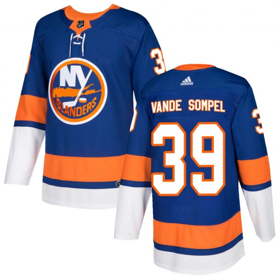 Adidas Mitchell Vande Sompel New York Islanders Men's Authentic Home Jersey - Royal