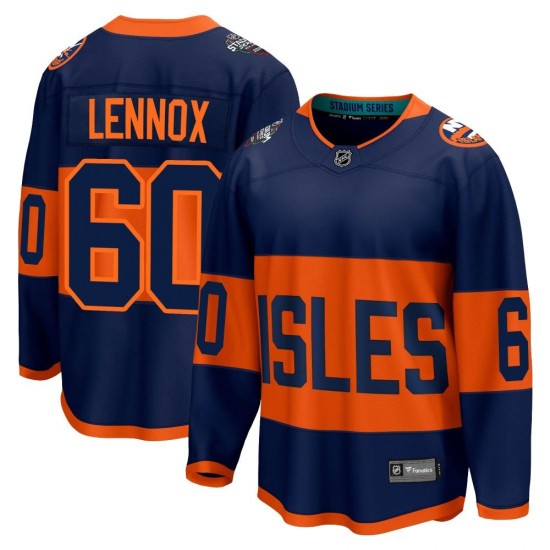 Fanatics Branded Tristan Lennox New York Islanders Men's Breakaway 2024 Stadium Series Jersey - Navy