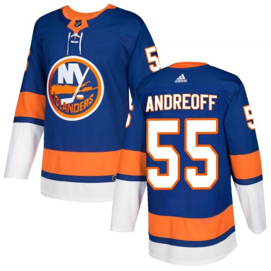 Adidas Andy Andreoff New York Islanders Youth Authentic Home Jersey - Royal
