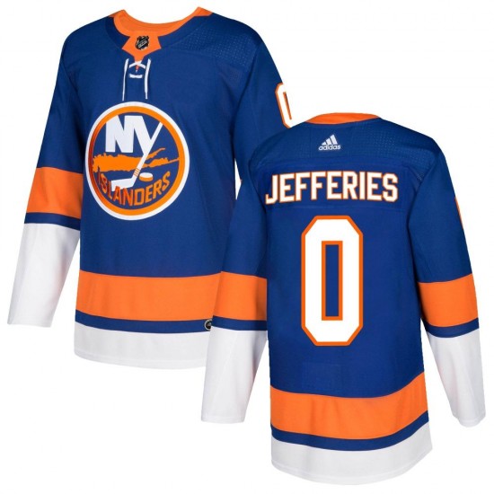 Adidas Alex Jefferies New York Islanders Youth Authentic Home Jersey - Royal