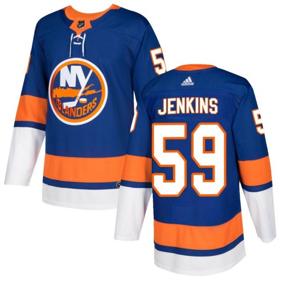Adidas Blade Jenkins New York Islanders Youth Authentic Home Jersey - Royal