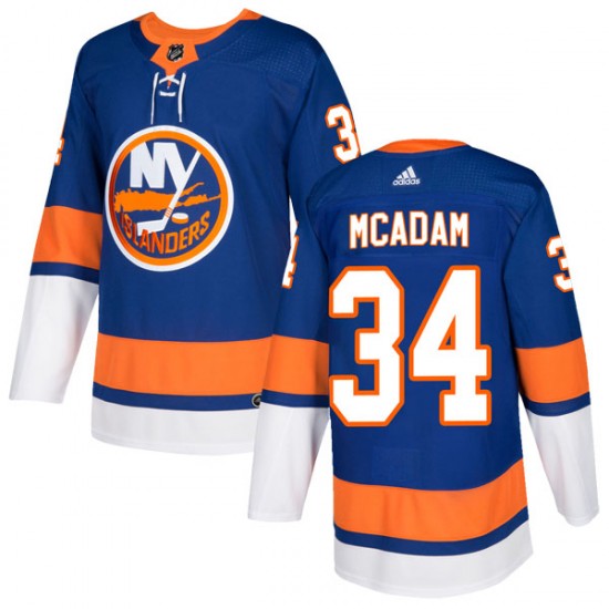 Adidas Eamon McAdam New York Islanders Youth Authentic Home Jersey - Royal