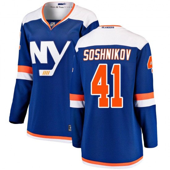 Fanatics Branded Nikita Soshnikov New York Islanders Women's Breakaway Alternate Jersey - Blue