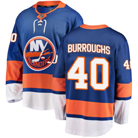 Fanatics Branded Kyle Burroughs New York Islanders Men's Breakaway Home Jersey - Blue