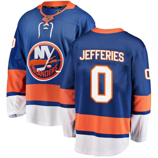 Fanatics Branded Alex Jefferies New York Islanders Men's Breakaway Home Jersey - Blue