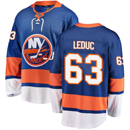 Fanatics Branded Loic Leduc New York Islanders Men's Breakaway Home Jersey - Blue