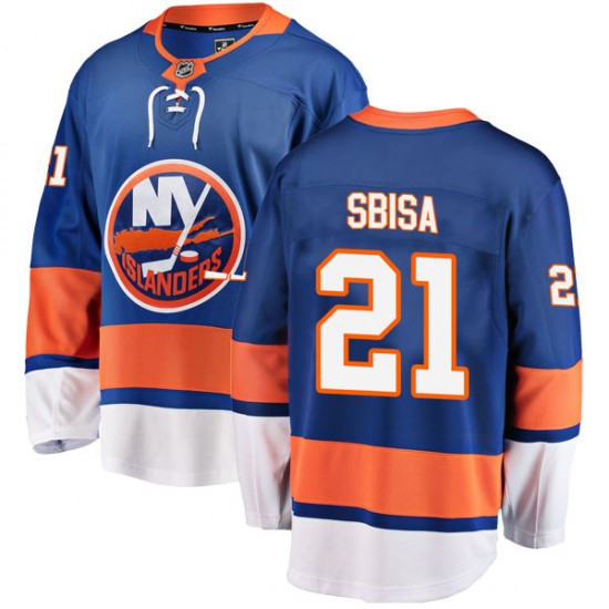Fanatics Branded Luca Sbisa New York Islanders Men's Breakaway Home Jersey - Blue