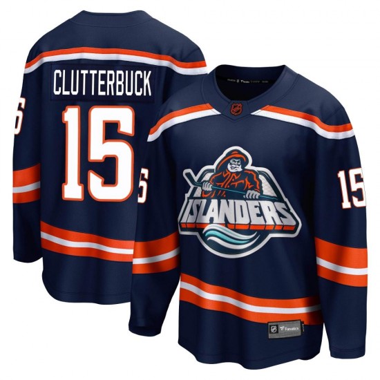Fanatics Branded Cal Clutterbuck New York Islanders Youth Breakaway Special Edition 2.0 Jersey - Navy