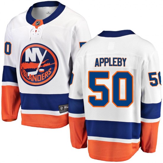 Fanatics Branded Kenneth Appleby New York Islanders Men's Breakaway Away Jersey - White