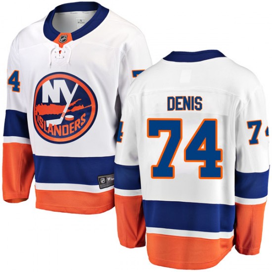 Fanatics Branded Travis St. Denis New York Islanders Men's Breakaway Away Jersey - White