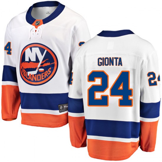 Fanatics Branded Stephen Gionta New York Islanders Men's Breakaway Away Jersey - White
