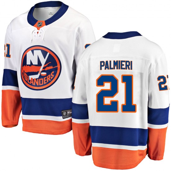 Fanatics Branded Kyle Palmieri New York Islanders Men's Breakaway Away Jersey - White