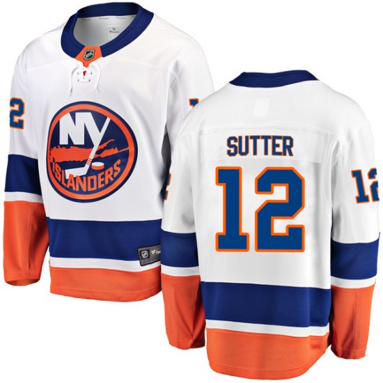 Fanatics Branded Duane Sutter New York Islanders Men's Breakaway Away Jersey - White