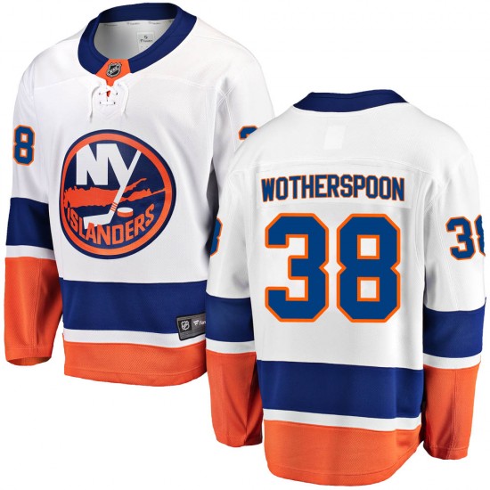 Fanatics Branded Parker Wotherspoon New York Islanders Men's Breakaway Away Jersey - White