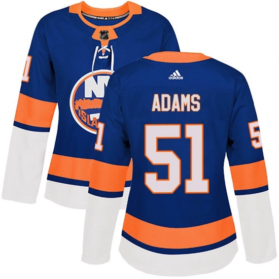 Adidas Collin Adams New York Islanders Women's Authentic Home Jersey - Royal