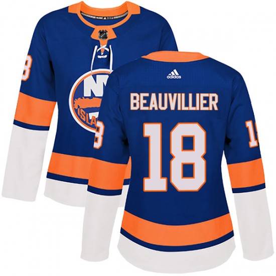 Adidas Anthony Beauvillier New York Islanders Women's Authentic Home Jersey - Royal