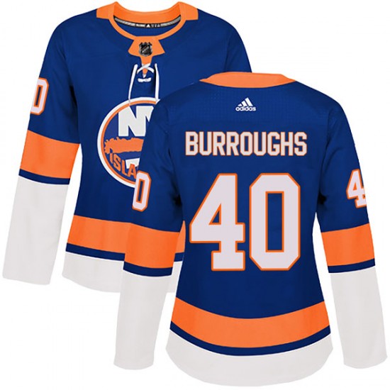 Adidas Kyle Burroughs New York Islanders Women's Authentic Home Jersey - Royal