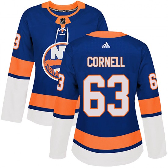 Adidas Mike Cornell New York Islanders Women's Authentic Home Jersey - Royal