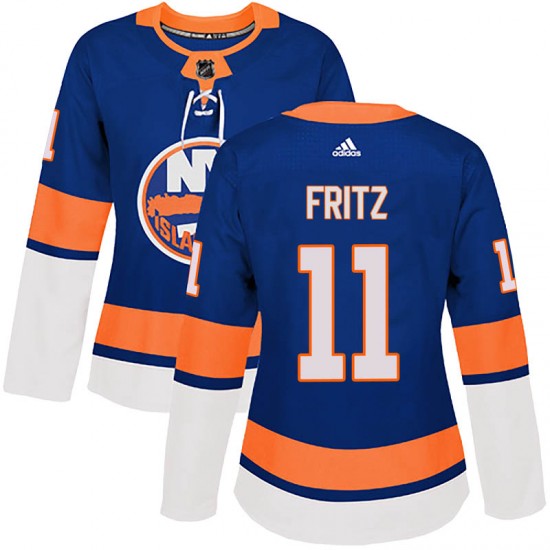 Adidas Tanner Fritz New York Islanders Women's Authentic Home Jersey - Royal