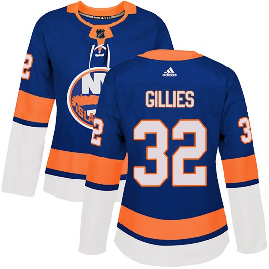 Adidas Jon Gillies New York Islanders Women's Authentic Home Jersey - Royal