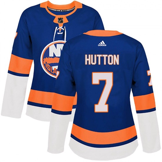 Adidas Grant Hutton New York Islanders Women's Authentic Home Jersey - Royal