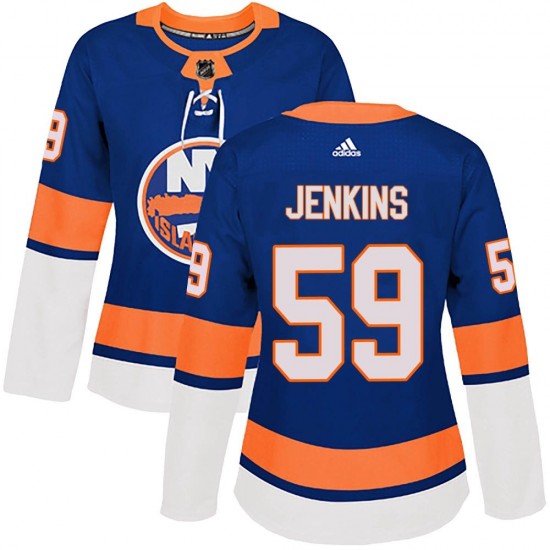 Adidas Blade Jenkins New York Islanders Women's Authentic Home Jersey - Royal