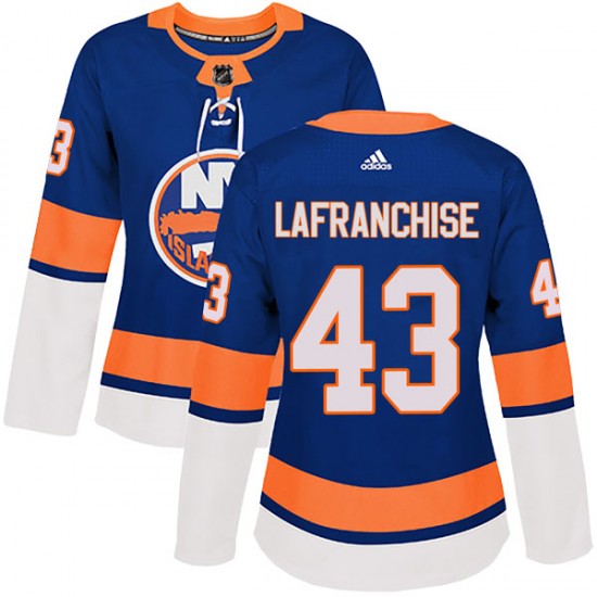 Adidas Kane Lafranchise New York Islanders Women's Authentic Home Jersey - Royal