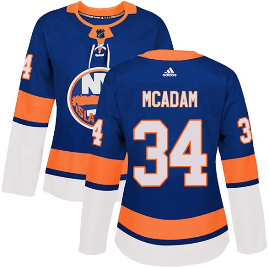 Adidas Eamon McAdam New York Islanders Women's Authentic Home Jersey - Royal