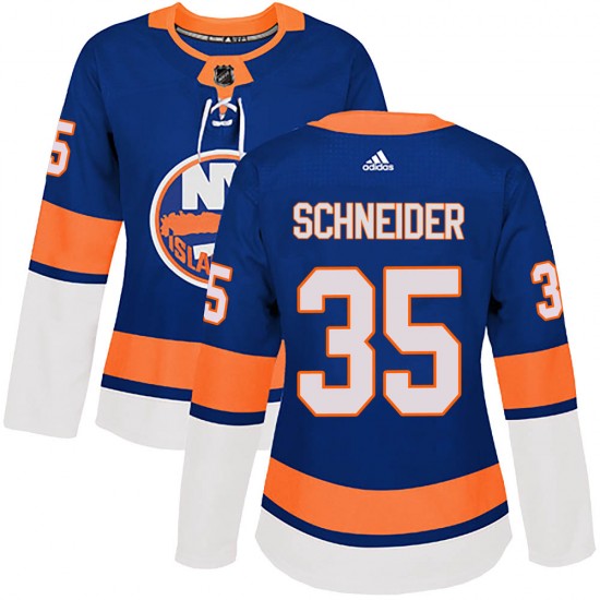 Adidas Cory Schneider New York Islanders Women's Authentic Home Jersey - Royal