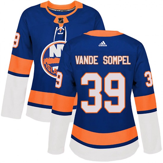 Adidas Mitchell Vande Sompel New York Islanders Women's Authentic Home Jersey - Royal